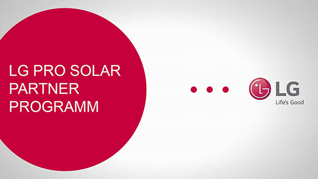 LG Solar Partnerprogramm